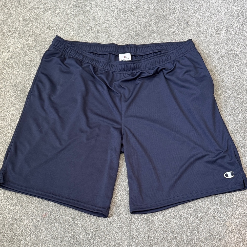 Champion Men's Dark Blue Athletic Shorts